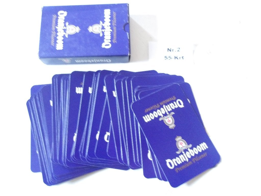 Oranjeboom bier speelkaarten (nr.2) 55-Krt, Verzamelen, Ophalen of Verzenden, Nieuw, Overige typen, Oranjeboom