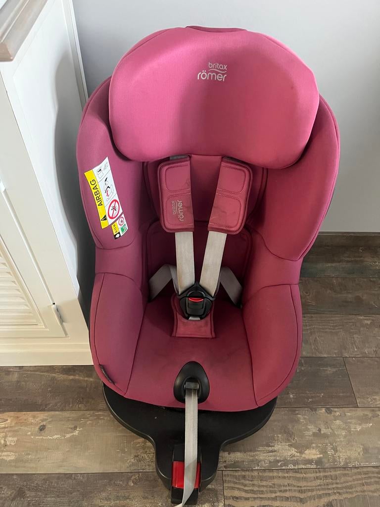 Britax Römer Autostoel met Isofix - Zwart/Rood, Ophalen, Romer, Gebruikt, 9 t/m 18 kg