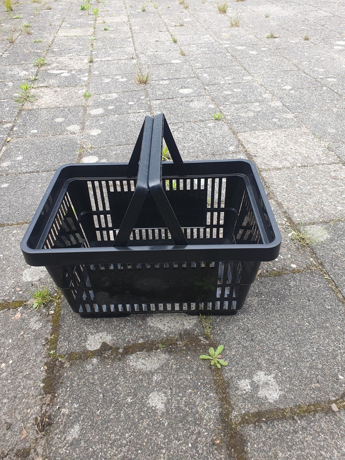 Zwart winkelmandje, Ophalen of Verzenden
