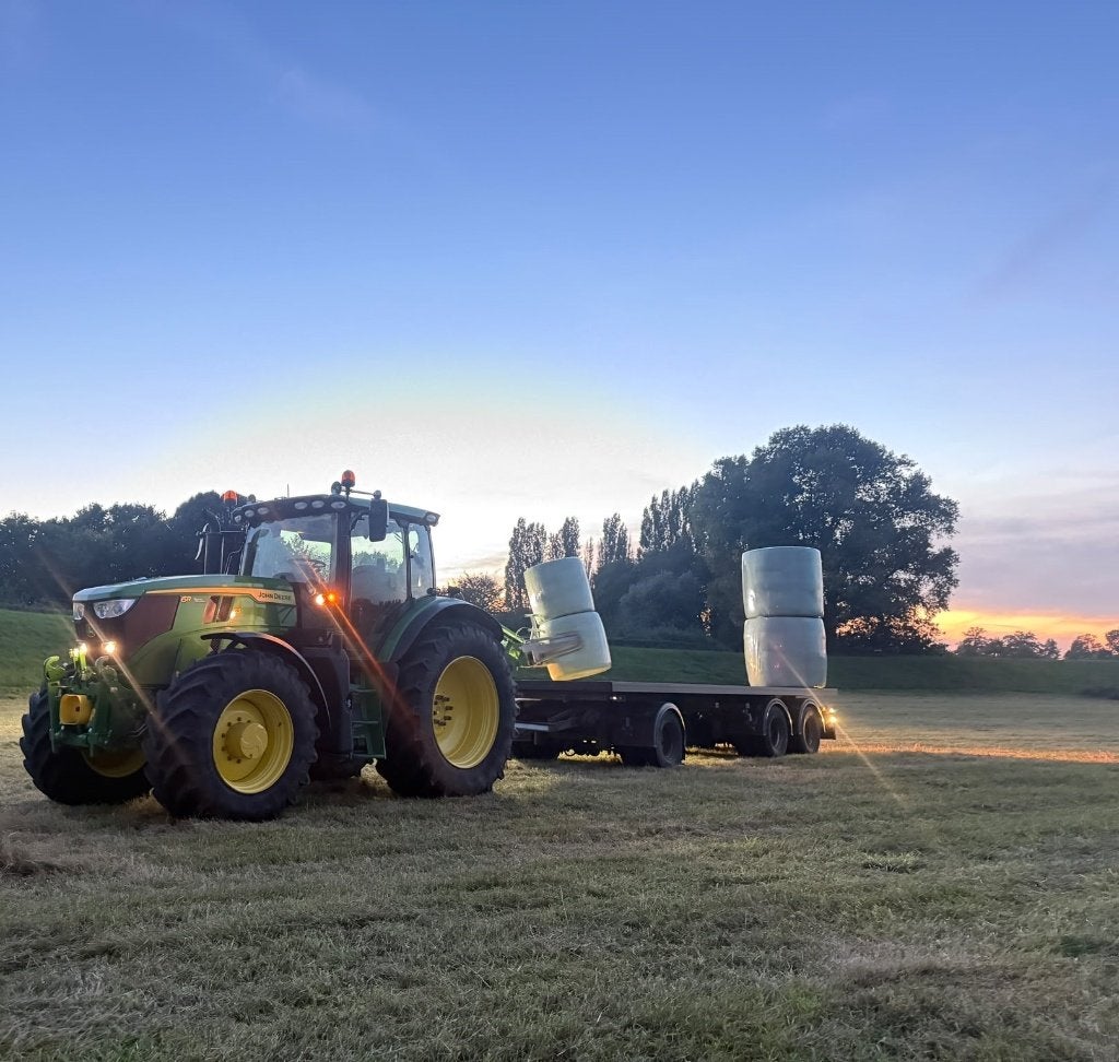 Platte wagen / Landbouwwagen, Ophalen, Akkerbouw, Transport