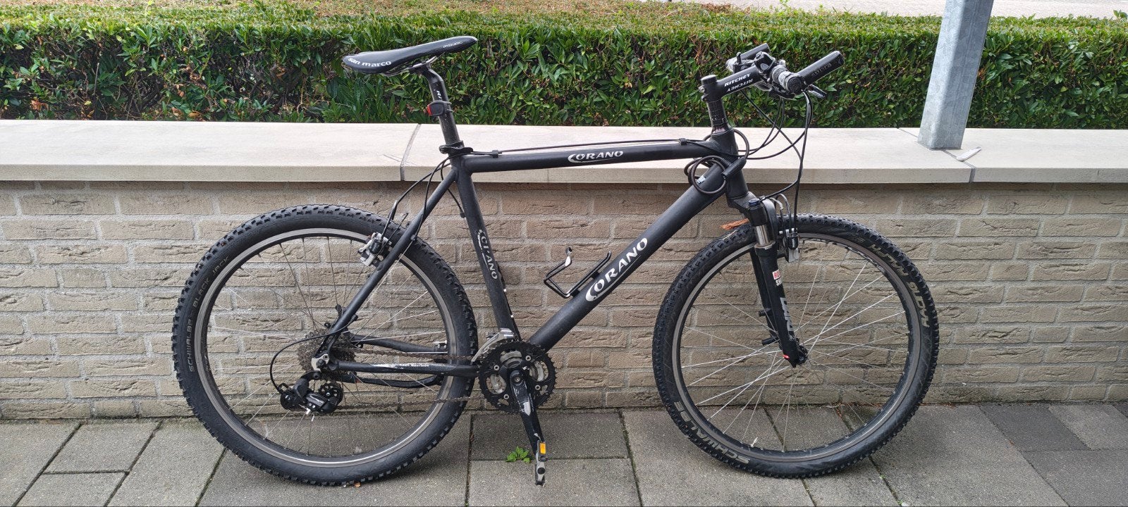 Mountainbike Corano (Shimano), Fietsen en Brommers, Gebruikt, Velgrem, 15 tot 20 versnellingen, Ophalen