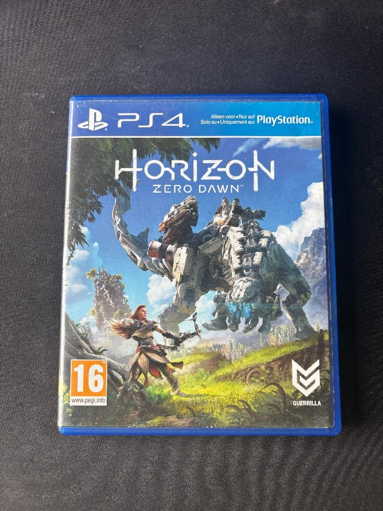 Horizon Zero Dawn PS4 compleet met boekje en bon, Spelcomputers en Games, Games | Sony PlayStation 4, Avontuur en Actie, 1 speler
