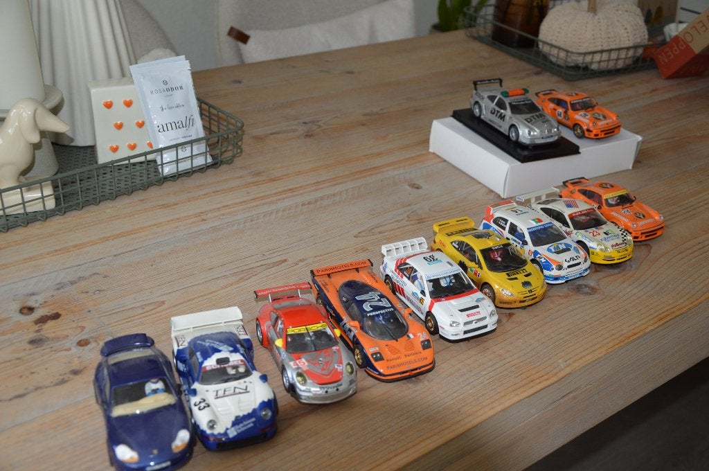 Ninco  racbaan autoos 11 stuks, Ophalen of Verzenden, Zo goed als nieuw, Overige typen, Overige merken