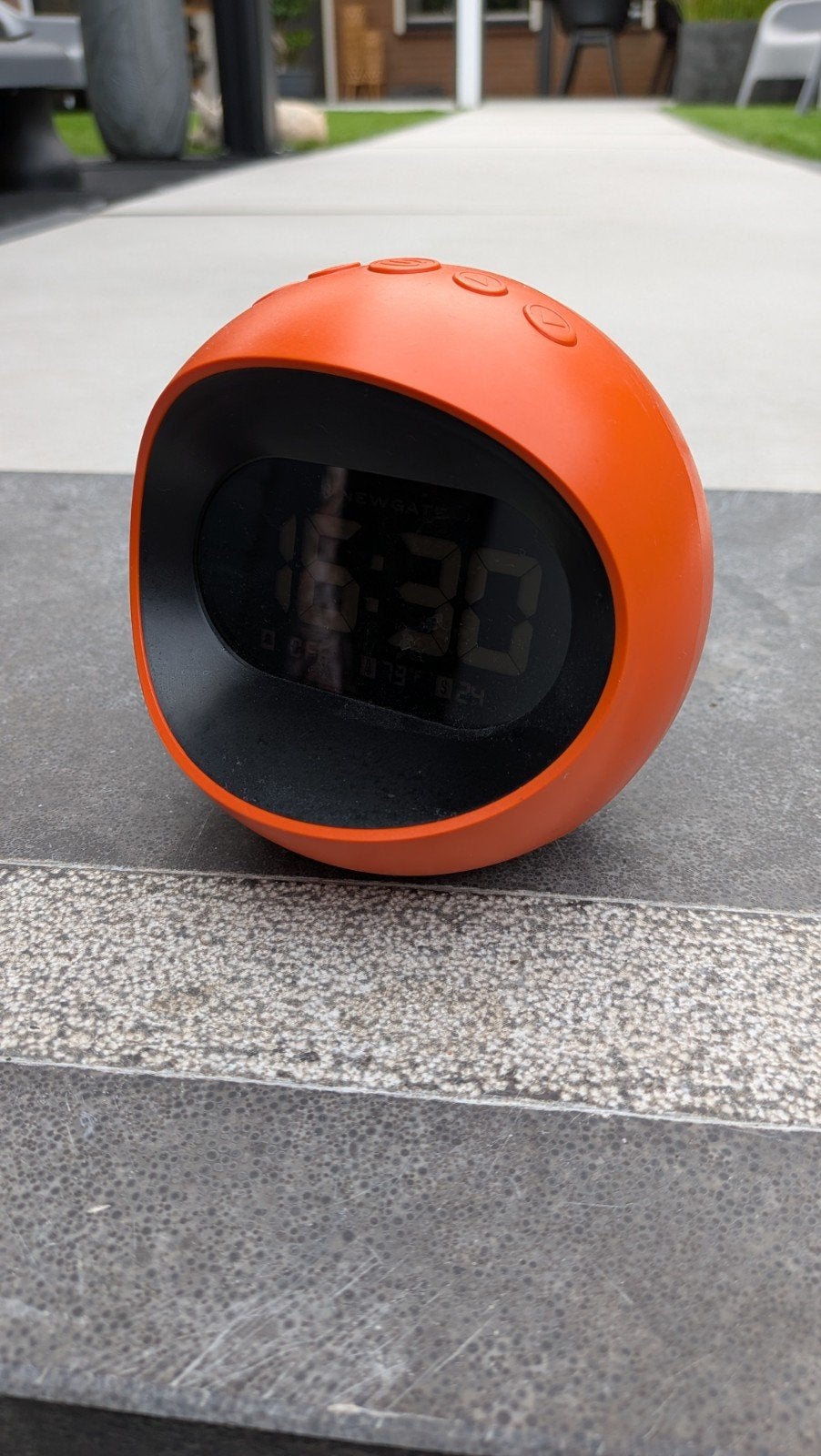 Vintage look LCD Alarmklok, Ophalen, Zo goed als nieuw