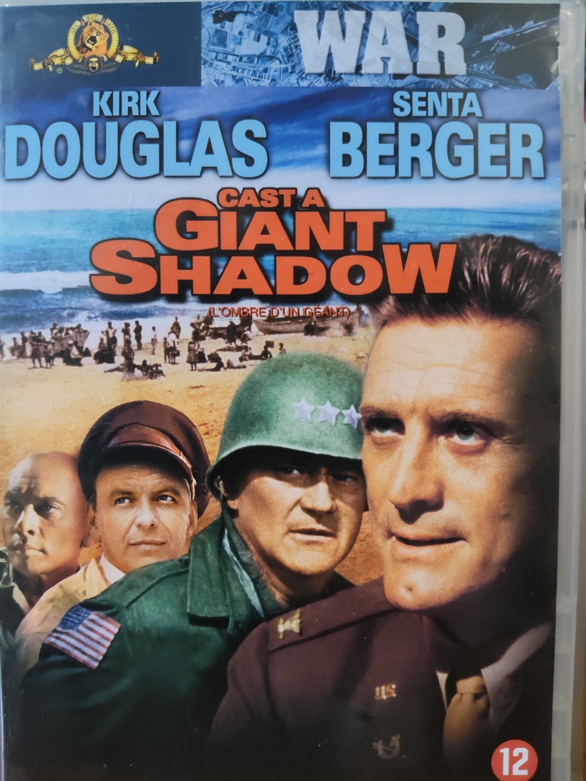 Cast a Giant Shadow Dvd NL ZGAN Kirk Douglas, Senta Berger, 1960 tot 1980, Spaans, Ophalen of Verzenden, Zo goed als nieuw