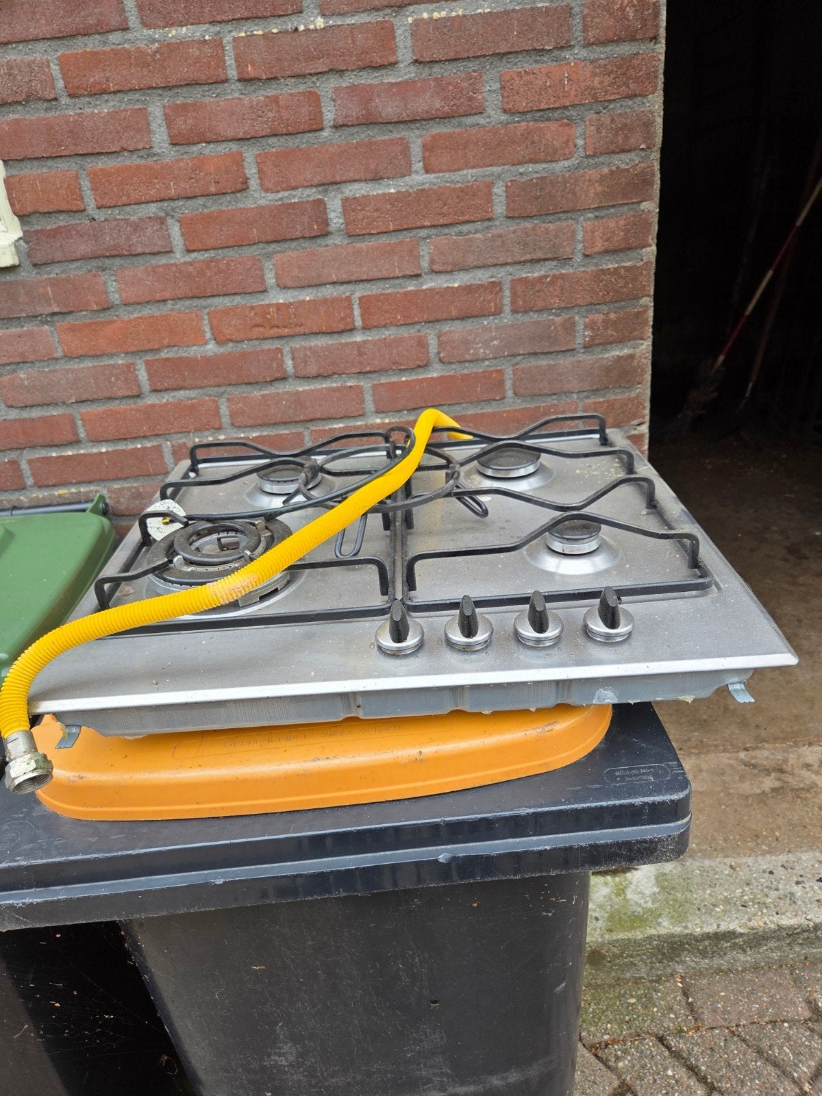 Gebruikte gaskookplaat met 4 pitten, Ophalen, Gebruikt, 4 kookzones, Inbouw