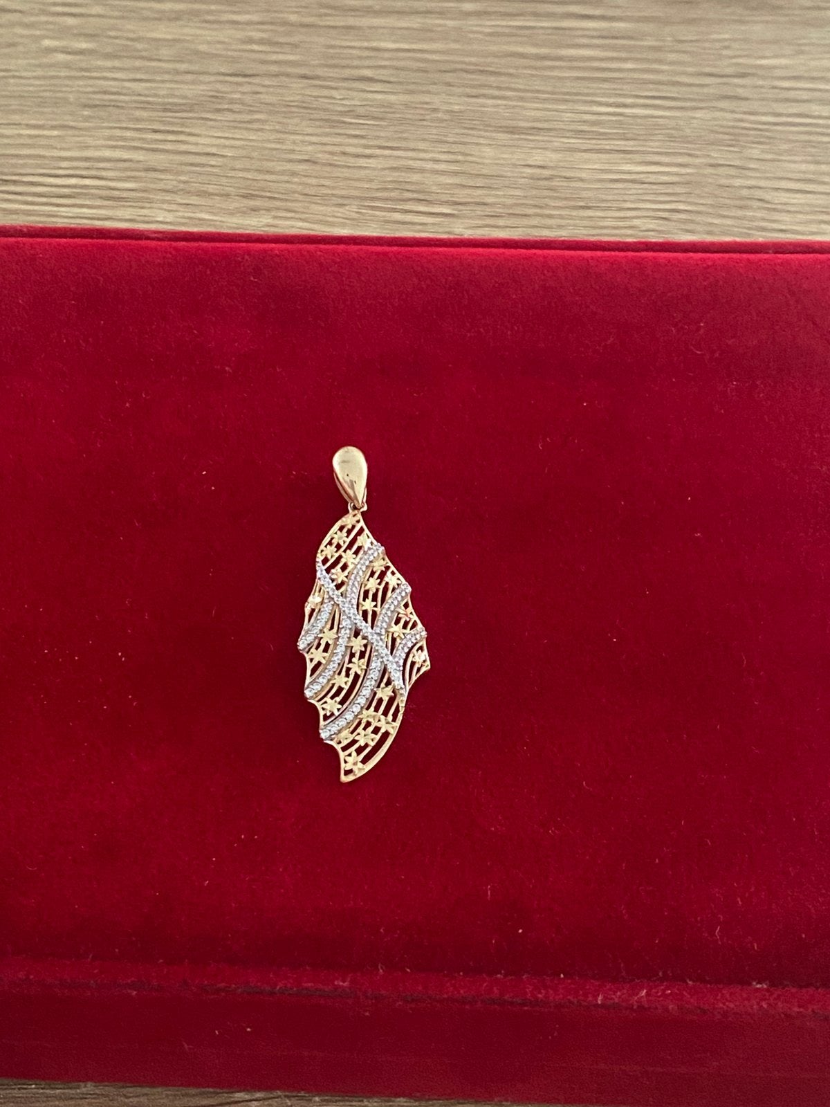 Mooie 14 karaat gouden hanger 585 goud, Ophalen of Verzenden, Nieuw, Goud, Goud