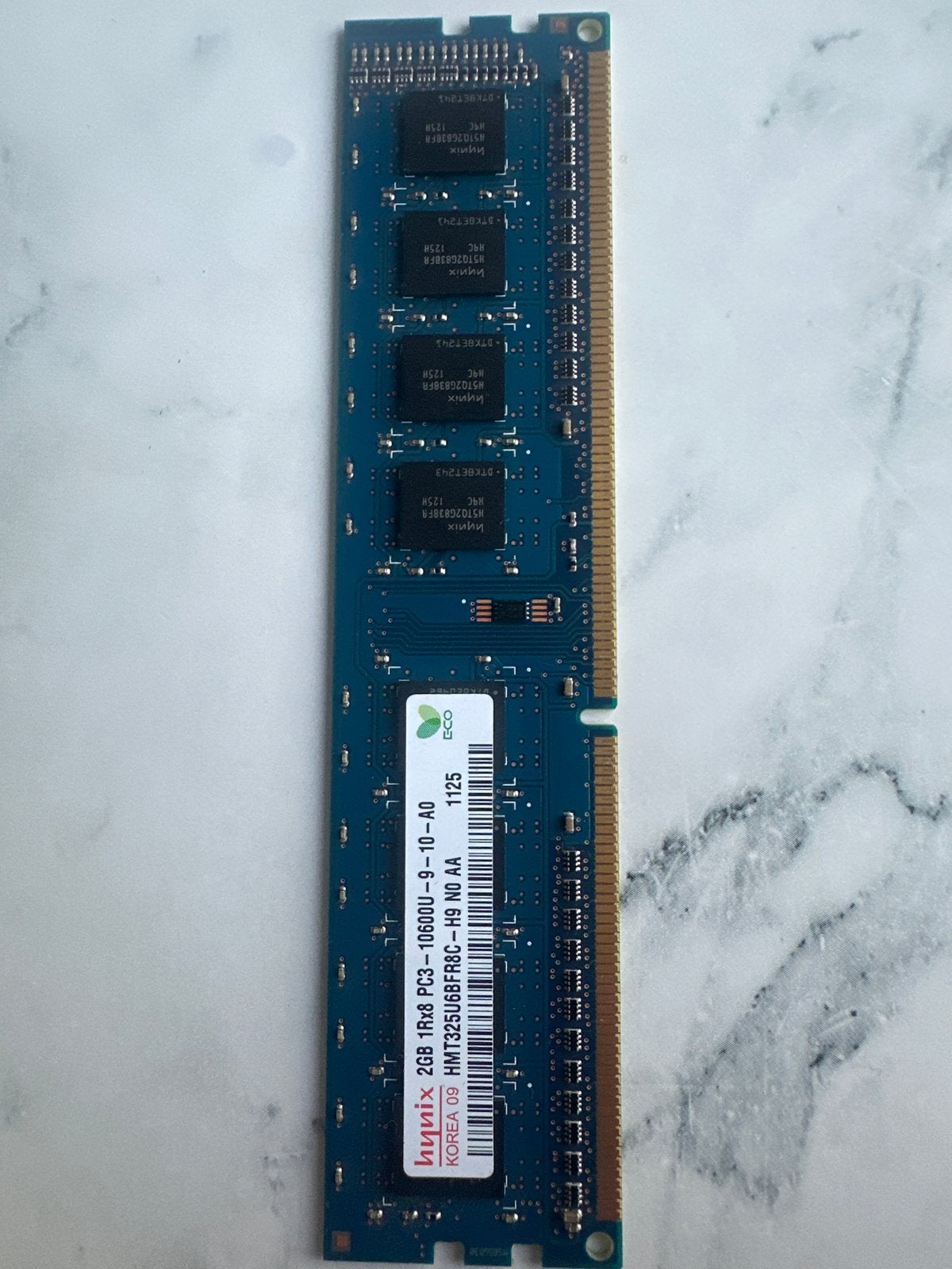 Hynix 2GB DDR3 RAM Geheugenmodule PC3-10600U, Gebruikt, Verzenden, DDR3, Desktop