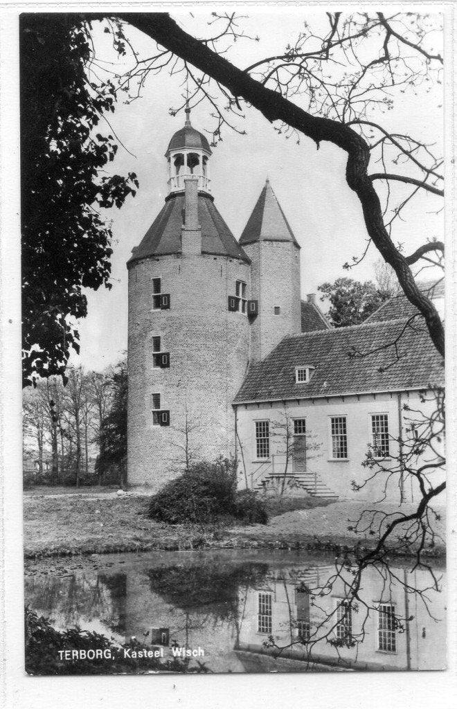 Terborg  Kasteel Wisch, Ophalen of Verzenden, 1960 tot 1980, Gelopen, Gelderland