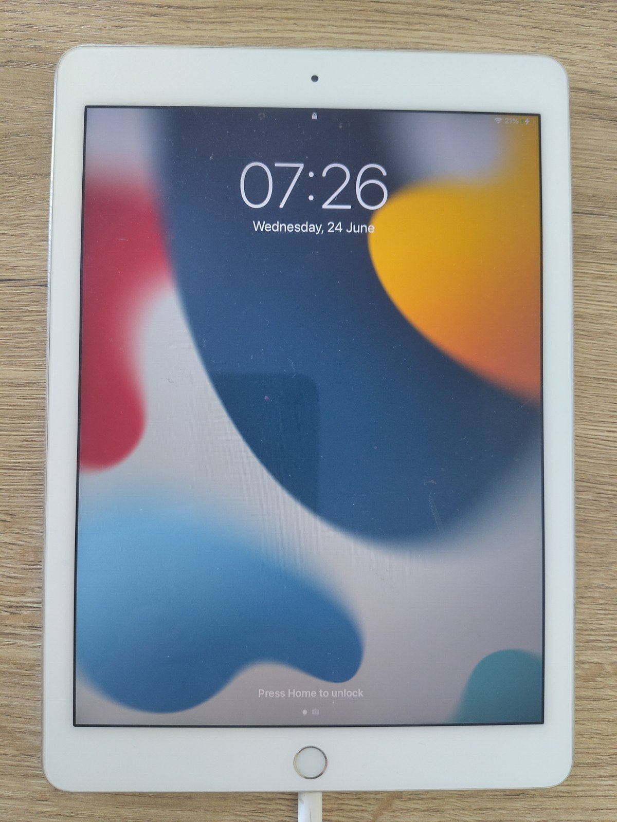 iPad Air 2 64GB WiFi Silver, Computers en Software, Apple iPads, Apple iPad Air, Zo goed als nieuw, 64 GB, Wi-Fi
