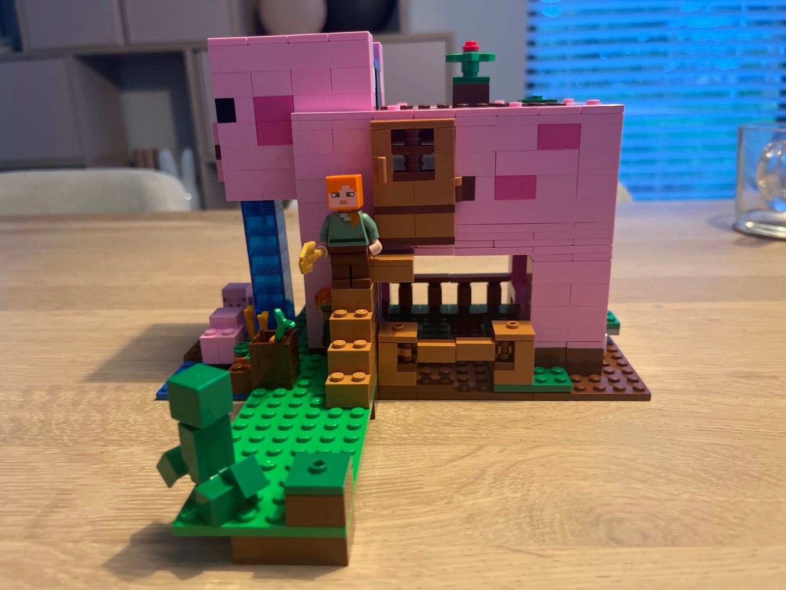 Lego Minecraft Het Varkenshuis 21170 Compleet met handleidin, Gebruikt, Verzenden, Minecraft, Lego