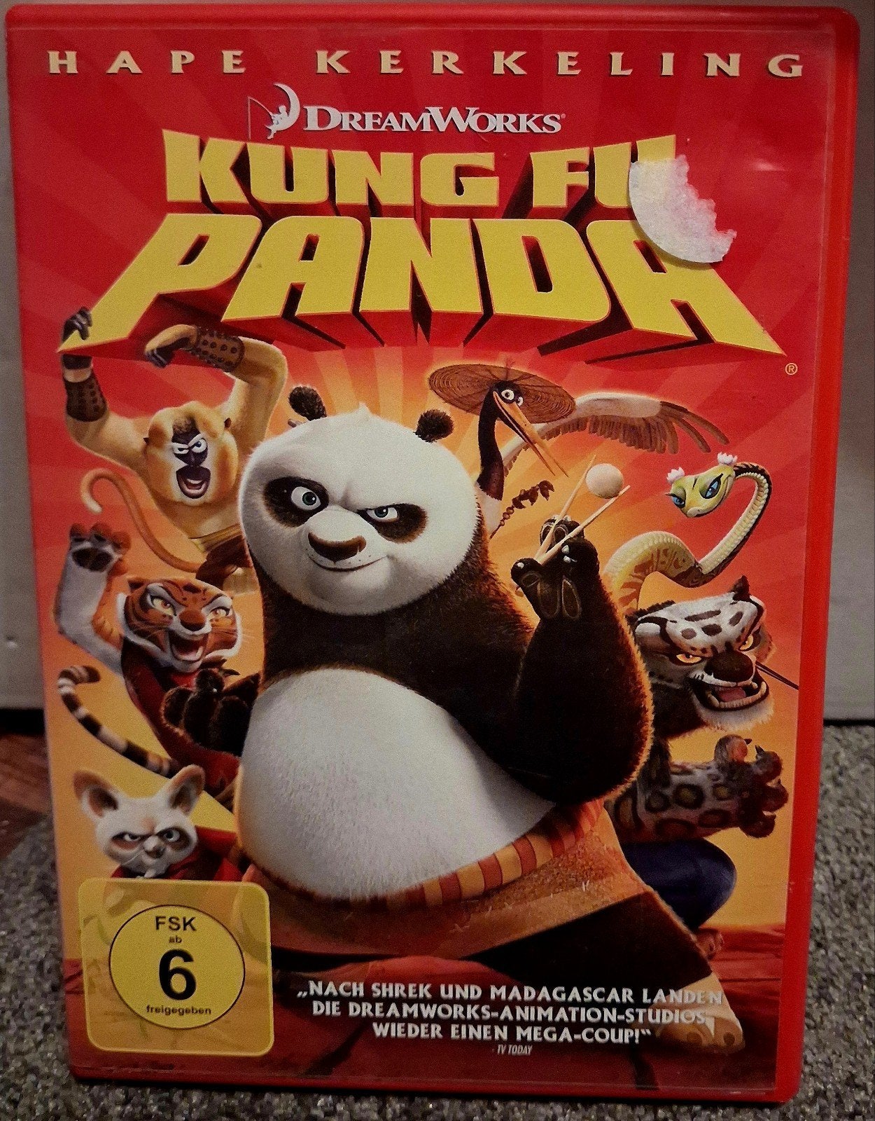 Kung Fu Panda DVD - Animatie voor het hele gezin, Gebruikt, Animatie, Amerikaans, Ophalen of Verzenden