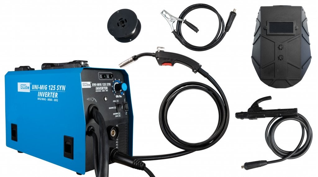 Gude inverter Lasapparaat Uni-Mig / MMA / Tig / flux, Doe-het-zelf en Verbouw, Niet ingevuld, Minder dan 150 ampère, Niet ingevuld