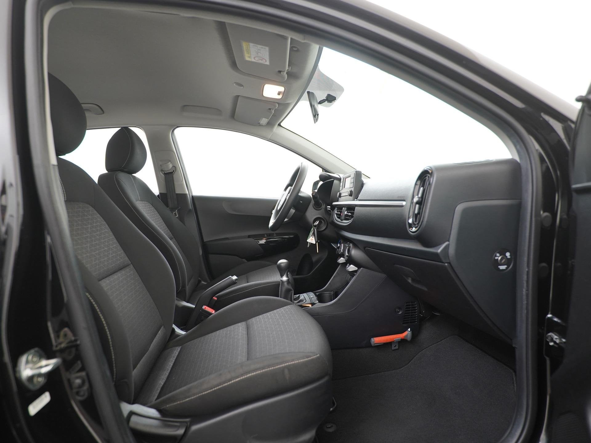 Kia Picanto 1.0 DPi ComfortLine | Airco | Bluetooth | Zondag, Auto diversen, Kia, Zwart, Handgeschakeld, Info@kia-autolease.nl