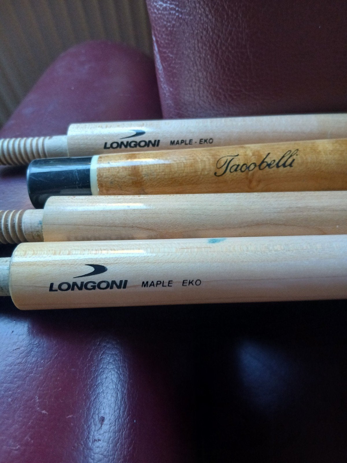 Longoni Maple Eko & Iacobelli Biljartkeuen, Ophalen of Verzenden, Gebruikt, Keu of Ballen