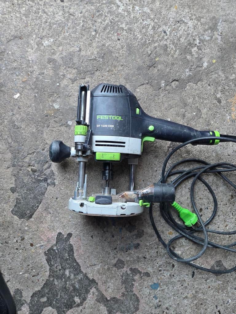 Festool bovenfreesmachine. OF1400EBQ, Ophalen of Verzenden, Zo goed als nieuw, Elektrisch, Bovenfrees