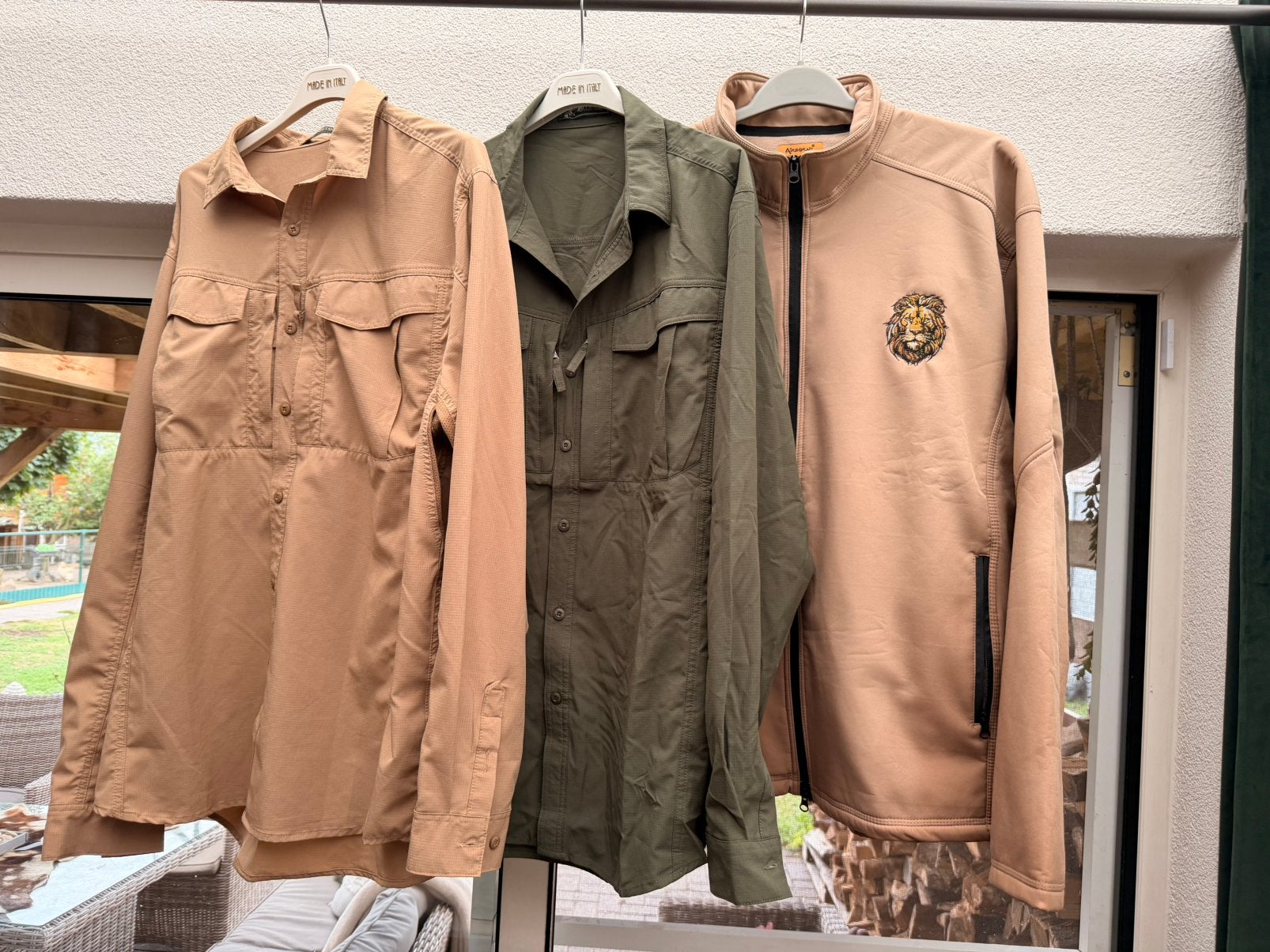 Compleet safari kleding pakket jas, t-shirts, blouse, sjaal, Ophalen of Verzenden, Zo goed als nieuw, Maat 56/58 (XL)