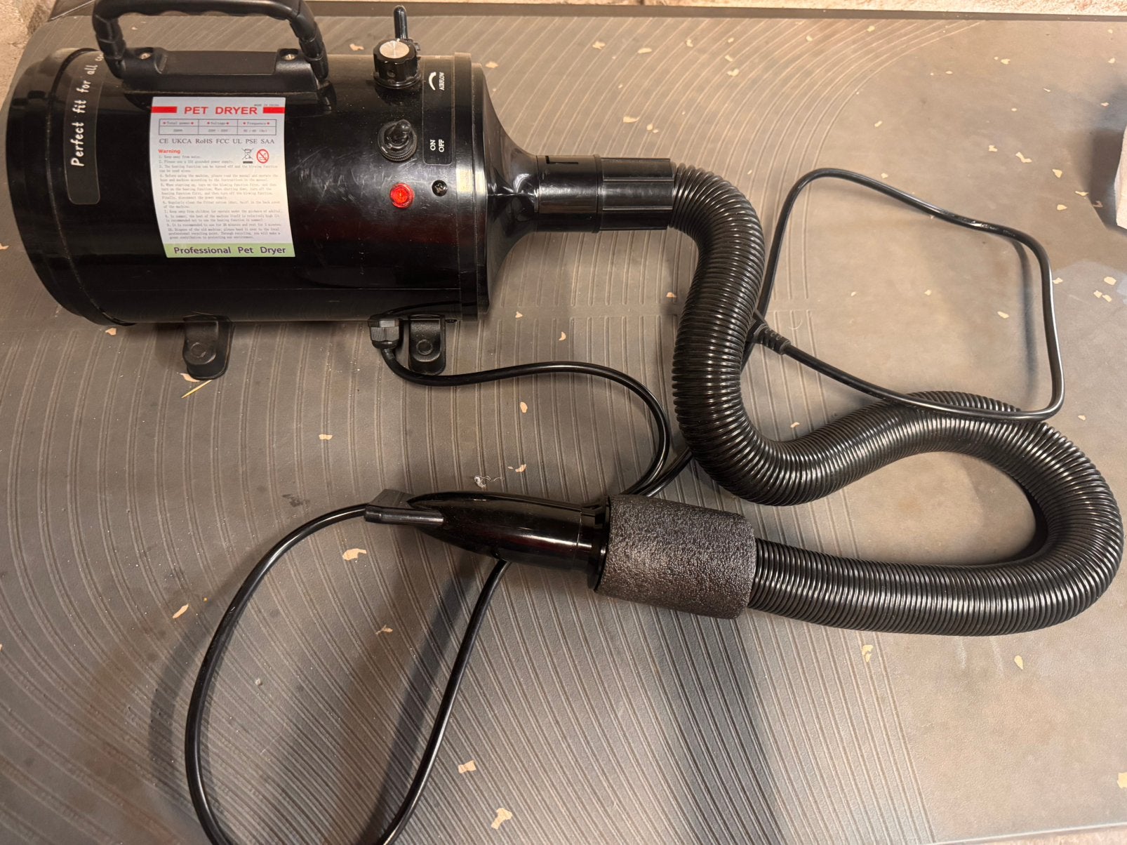 Waterblazer - fohn voor de hond, Dieren en Toebehoren, Overige merken, Ophalen of Verzenden, Zo goed als nieuw, Waterblazer/föhn