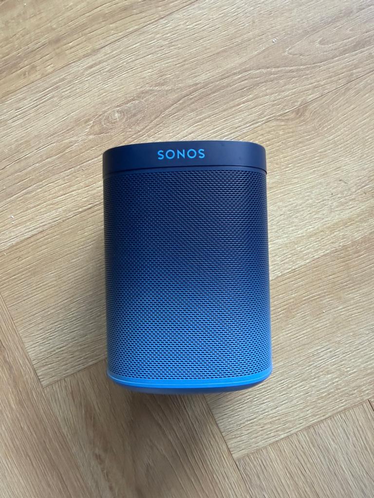 Sonos X Bluenote Blauw zwart play:1, Ophalen of Verzenden, Zo goed als nieuw, Sonos, Minder dan 60 watt