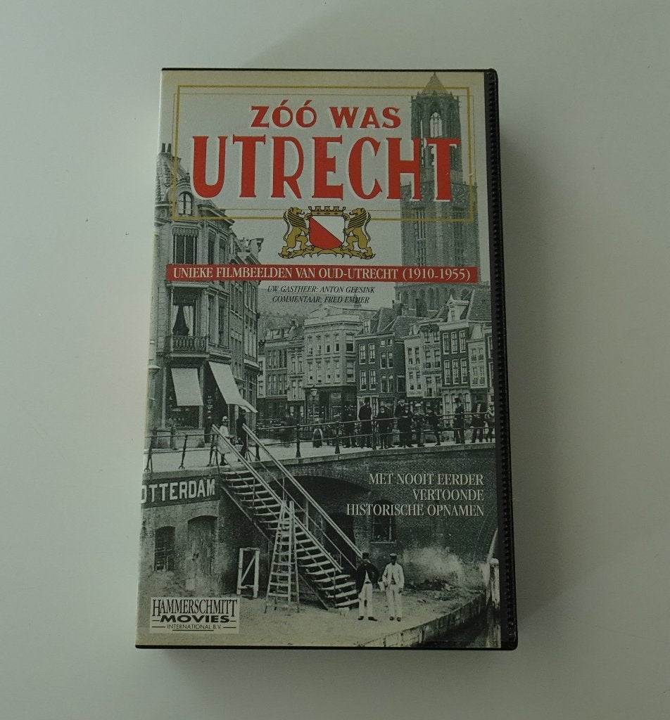 Zóó was Utrecht - Documentaire met Oude Beelden op VHS, Alle leeftijden, Ophalen, Zo goed als nieuw, Documentaire