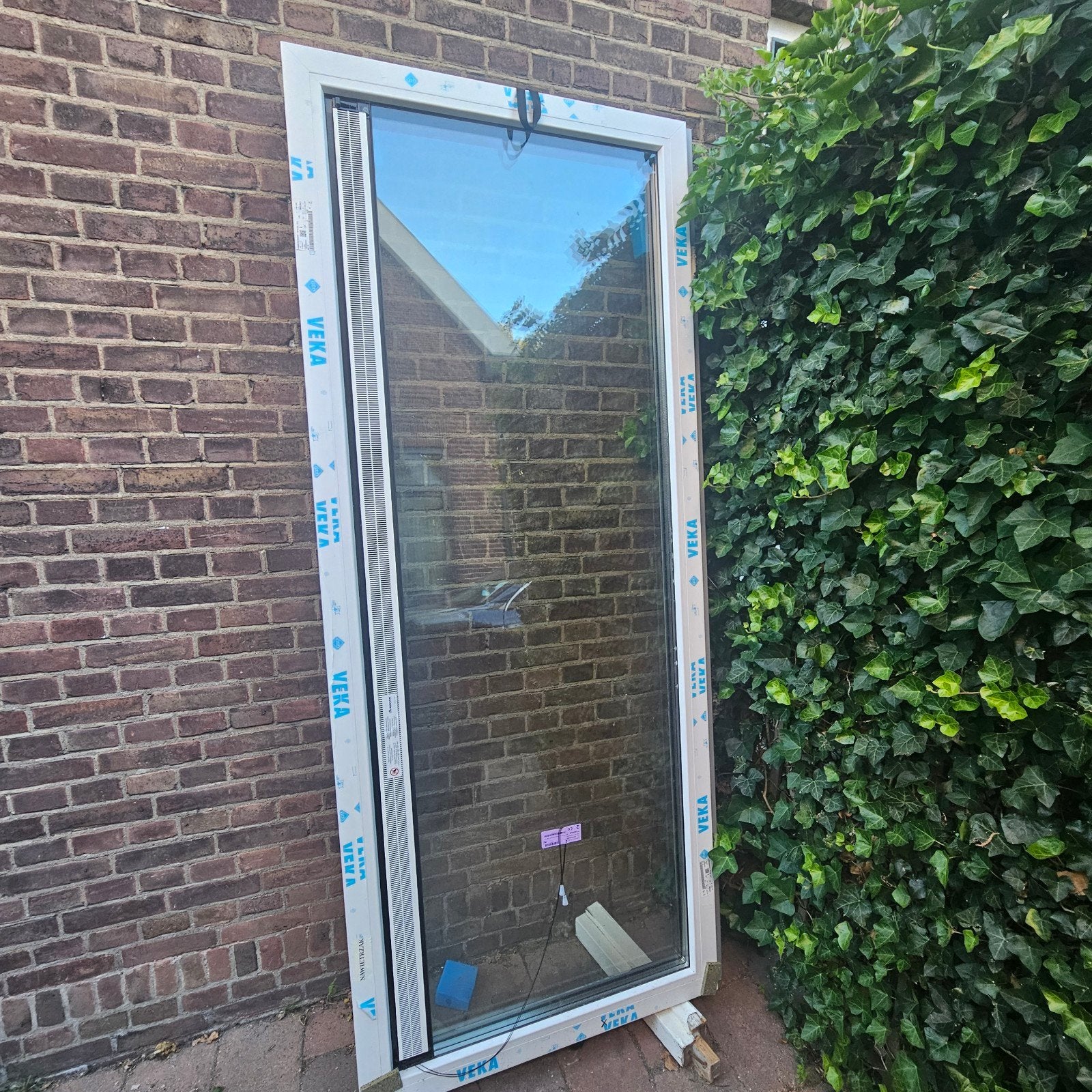 Kunststof raam met triple glas, Ophalen, Gevelraam of Ruit, 80 tot 120 cm, Nieuw