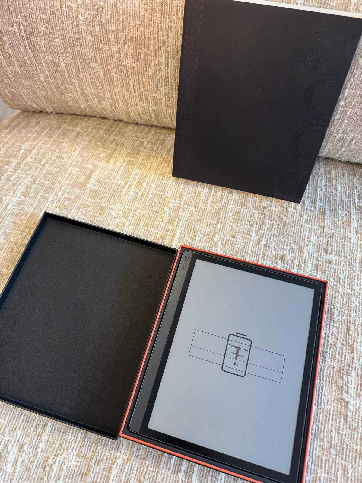 BOOX tab ultra 10.3 epaper, Computers en Software, E-readers, Zo goed als nieuw, 10 inch of meer, 16 GB of meer, Bluetooth, Touchscreen
