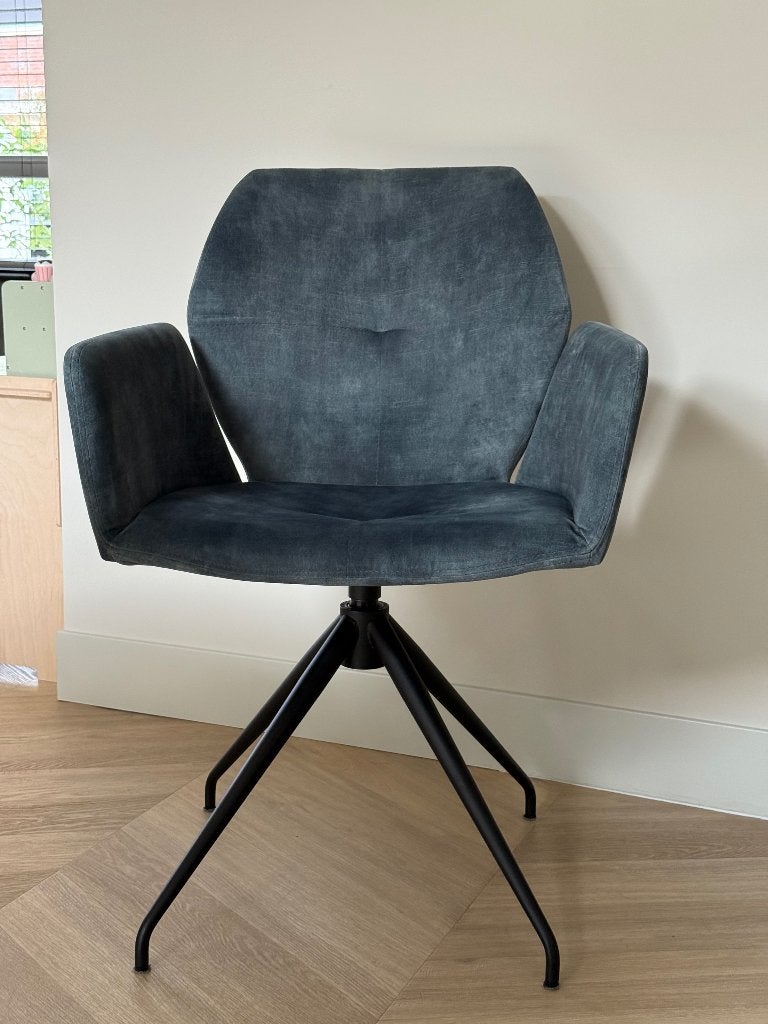 Eetkamerstoel set van 5 Mobitec Mood #95 Draaistoelen, Ophalen, Gebruikt, Overige kleuren, Vijf, Zes of meer stoelen