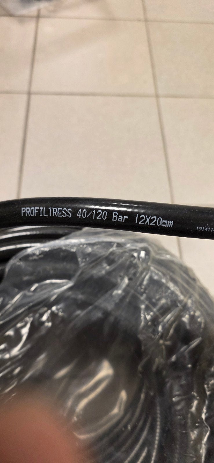 PROFILTRESS drukslang 12x20mm 50M - 40/120 Bar, Doe-het-zelf en Verbouw, Ophalen, Nieuw