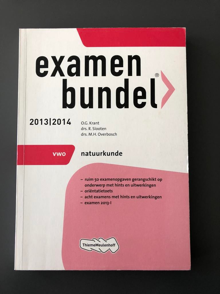 VWO examenbundel Natuurkunde, Ophalen, Gelezen, VWO, Natuurkunde