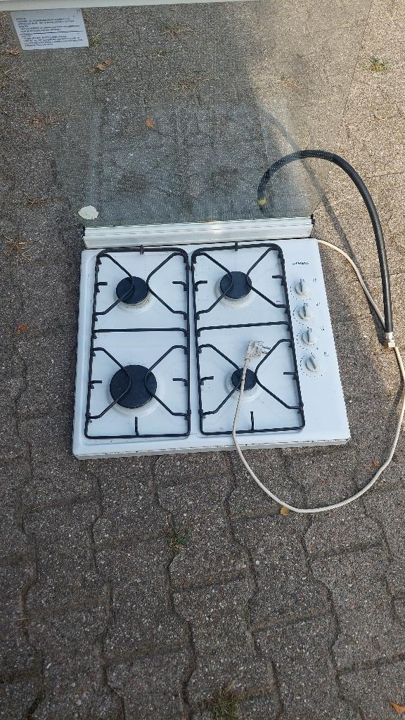 gas kookplaat, Ophalen, Gebruikt, 4 kookzones, Gas