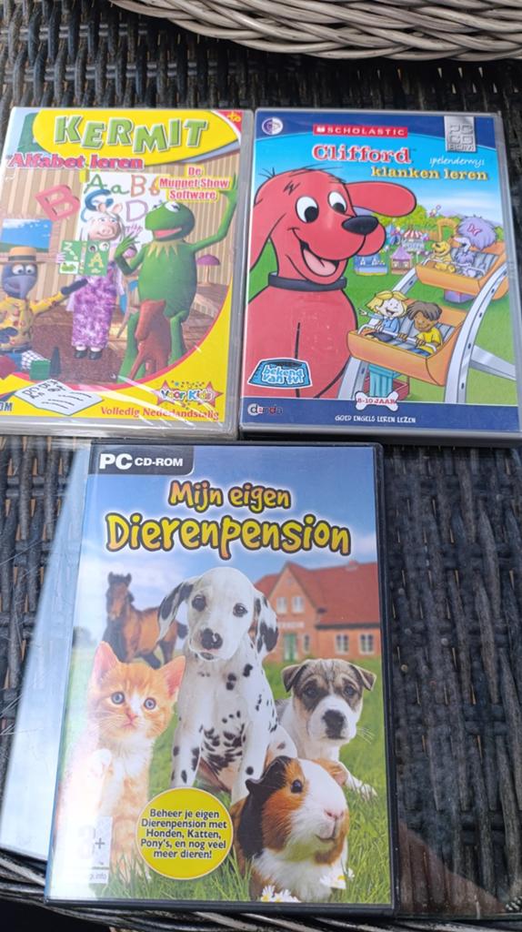 Set pc cd rom voor kids, Spelcomputers en Games, Games | Pc, 1 speler, Ophalen of Verzenden, Puzzel en Educatief, Vanaf 3 jaar