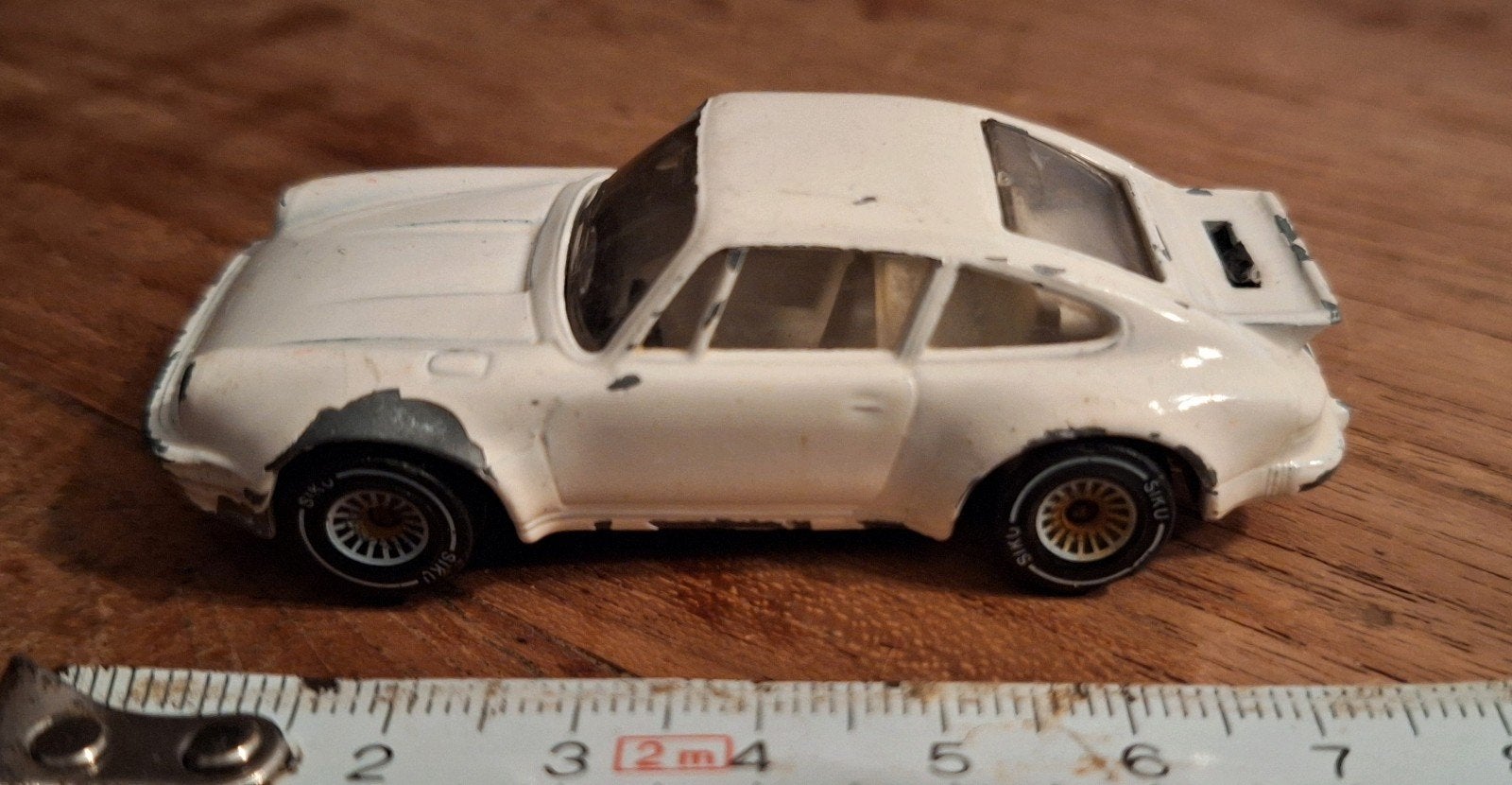 Siku modelauto 1059 Porsche Carrera Turbo witte uitvoering, Ophalen of Verzenden, Gebruikt, Auto, SIKU