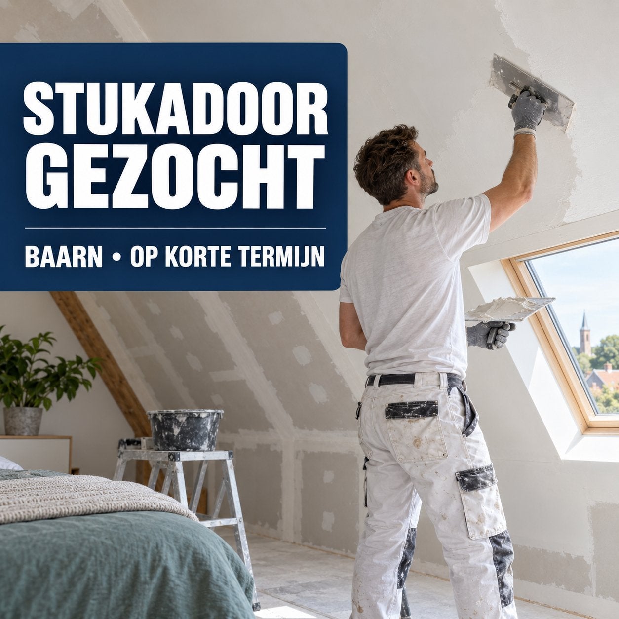 Stukadoor gezocht op korte termijn – Baarn, Ophalen, Stucdn, Nieuw, Stucen
