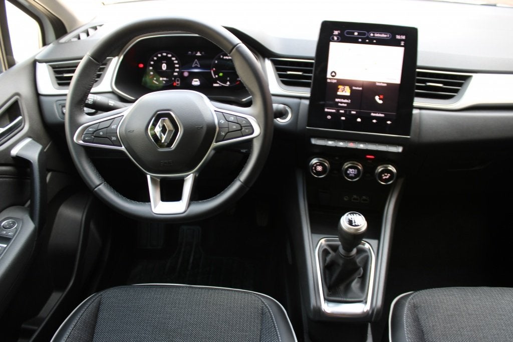 Renault Captur 1.0 TCe Intens | PDC | Camera | Navigatie | F, Auto's, Renault, Voorwielaandrijving, Stof, Gebruikt, Wit