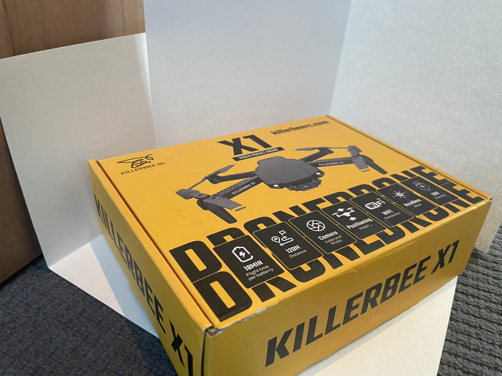 Drone, Ophalen of Verzenden, Niet werkend, Speelgoeddrone, Basiskwaliteit