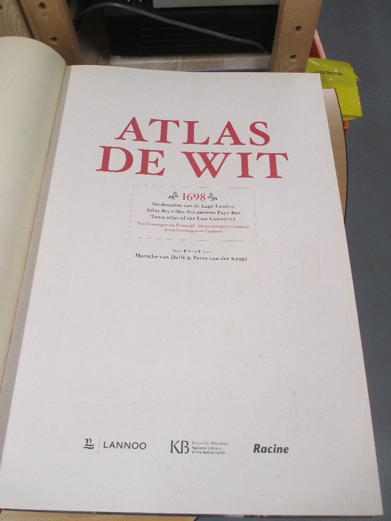 Atlas De Wit, Ophalen, 1800 tot 2000, Nederland, Landkaart