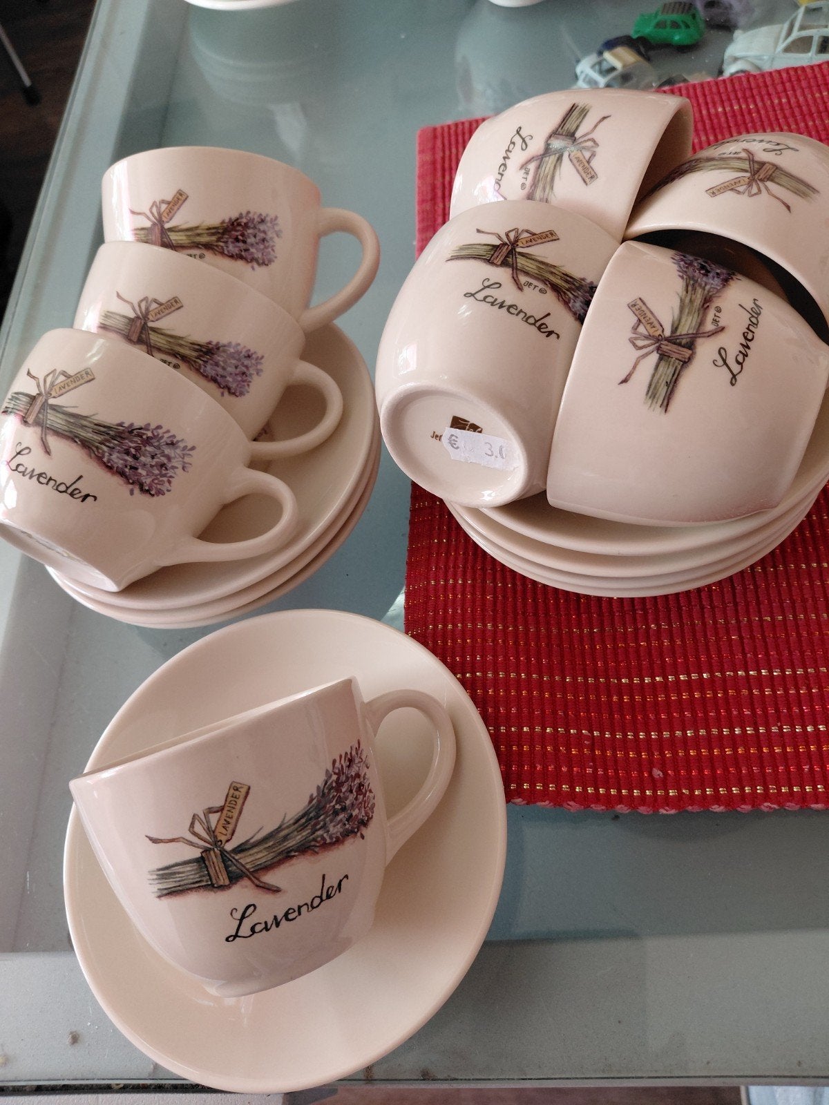 Jet Servies lavendel, Ophalen of Verzenden