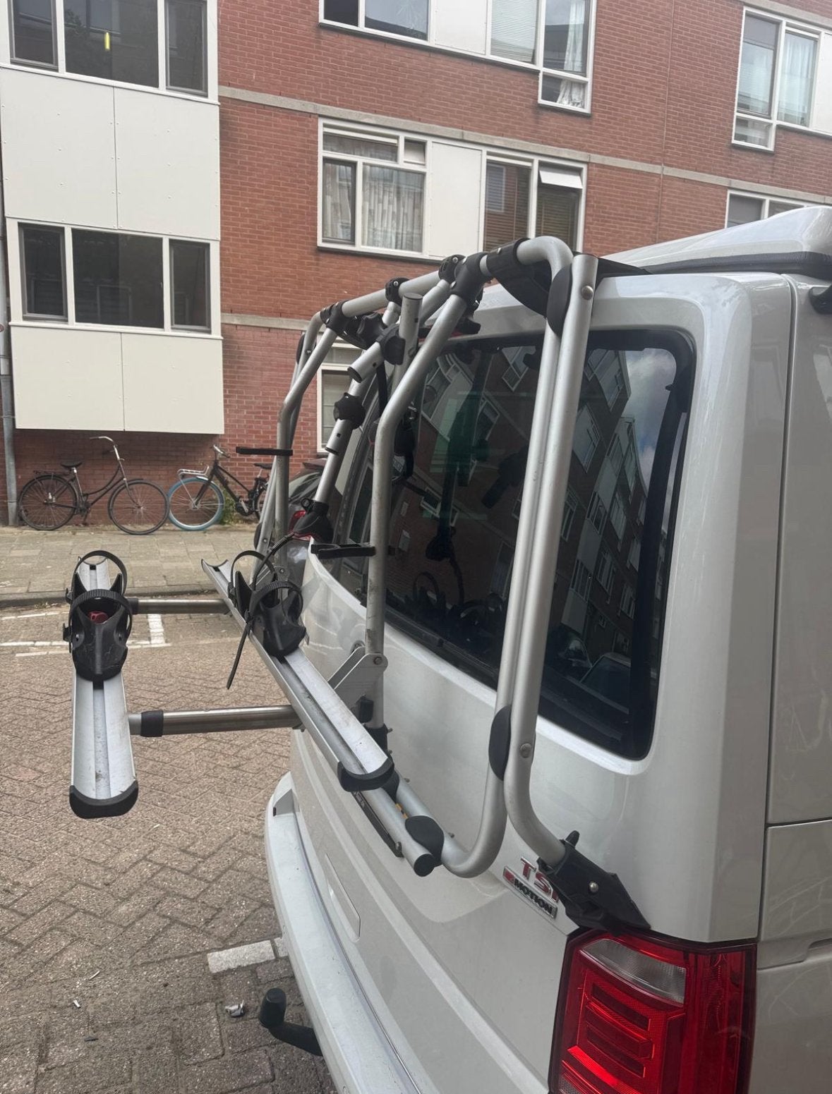 Fietsendrager voor Volkswagen t6 achterklep, Ophalen, Gebruikt