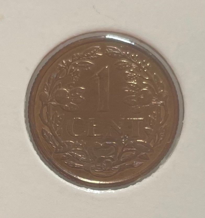 1 cent Nederlandse Antillen 1965, Postzegels en Munten, Munten | Nederland, Ophalen of Verzenden, Koningin Juliana