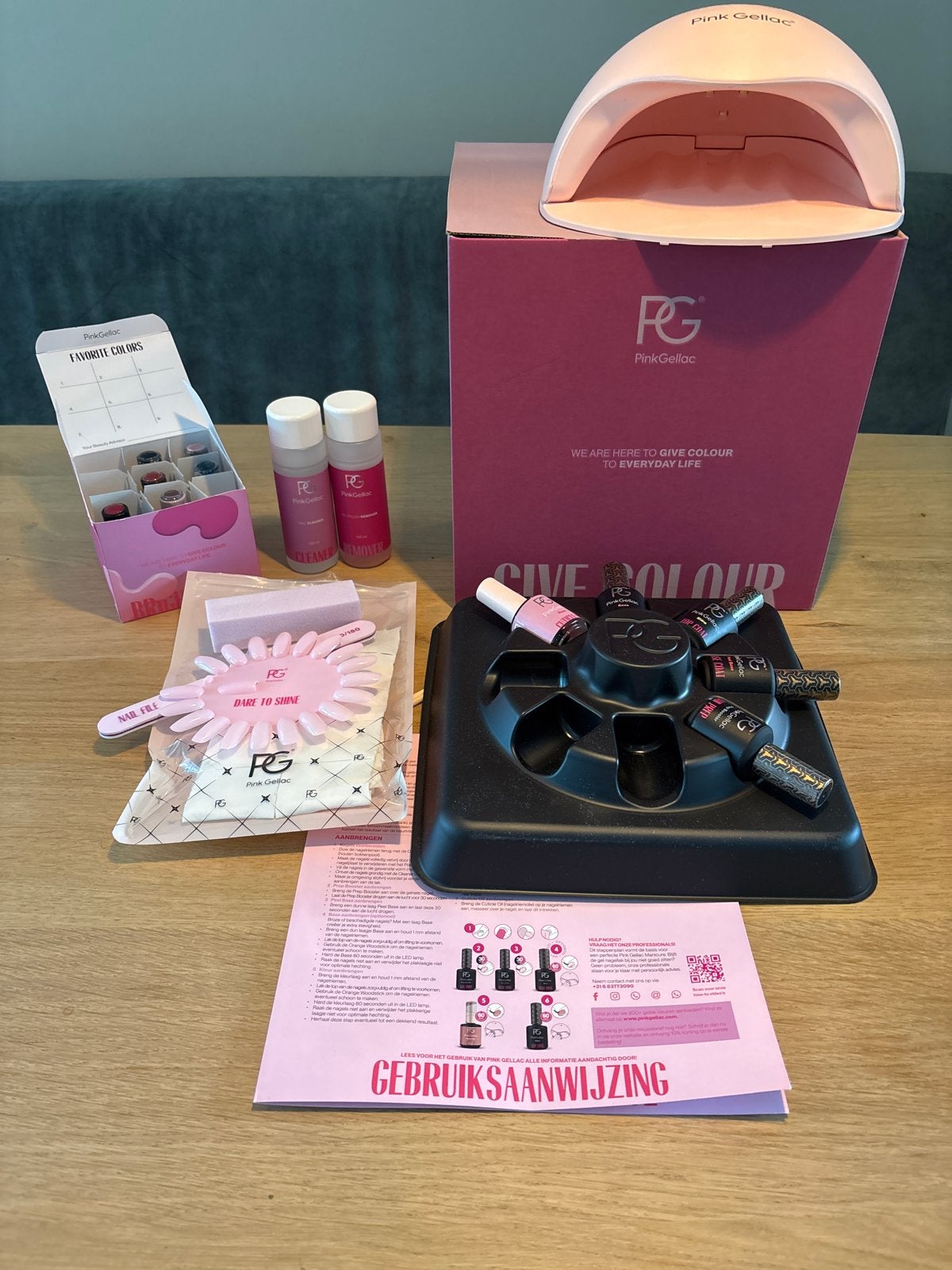 Pink Gellac Startpakket met Lamp en 6 Kleuren, Ophalen of Verzenden, Zo goed als nieuw, Overige typen