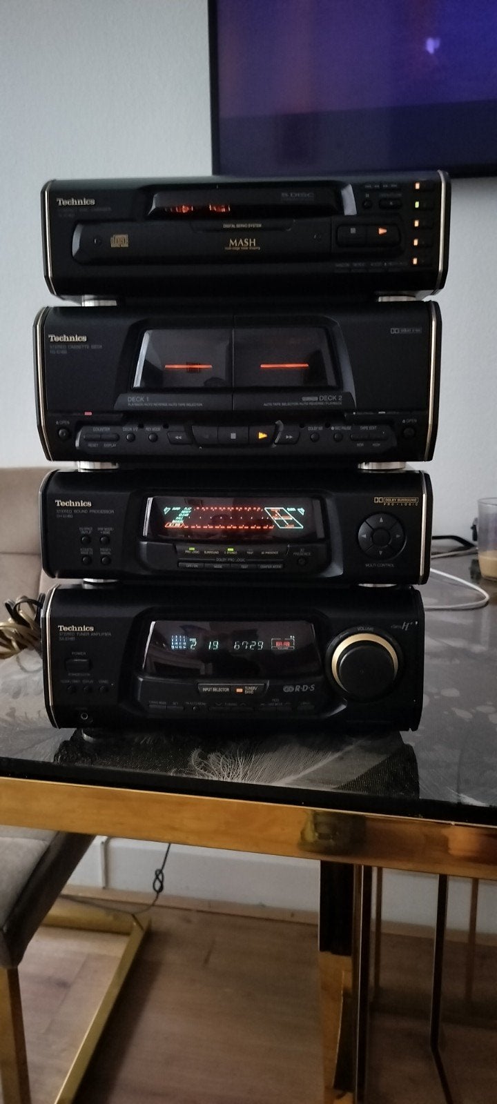 Technics SC-EH60 Stereoset – Compleet met originele luidspre, Audio, Tv en Foto, Stereo-sets, Ophalen, Gebruikt, Overige merken