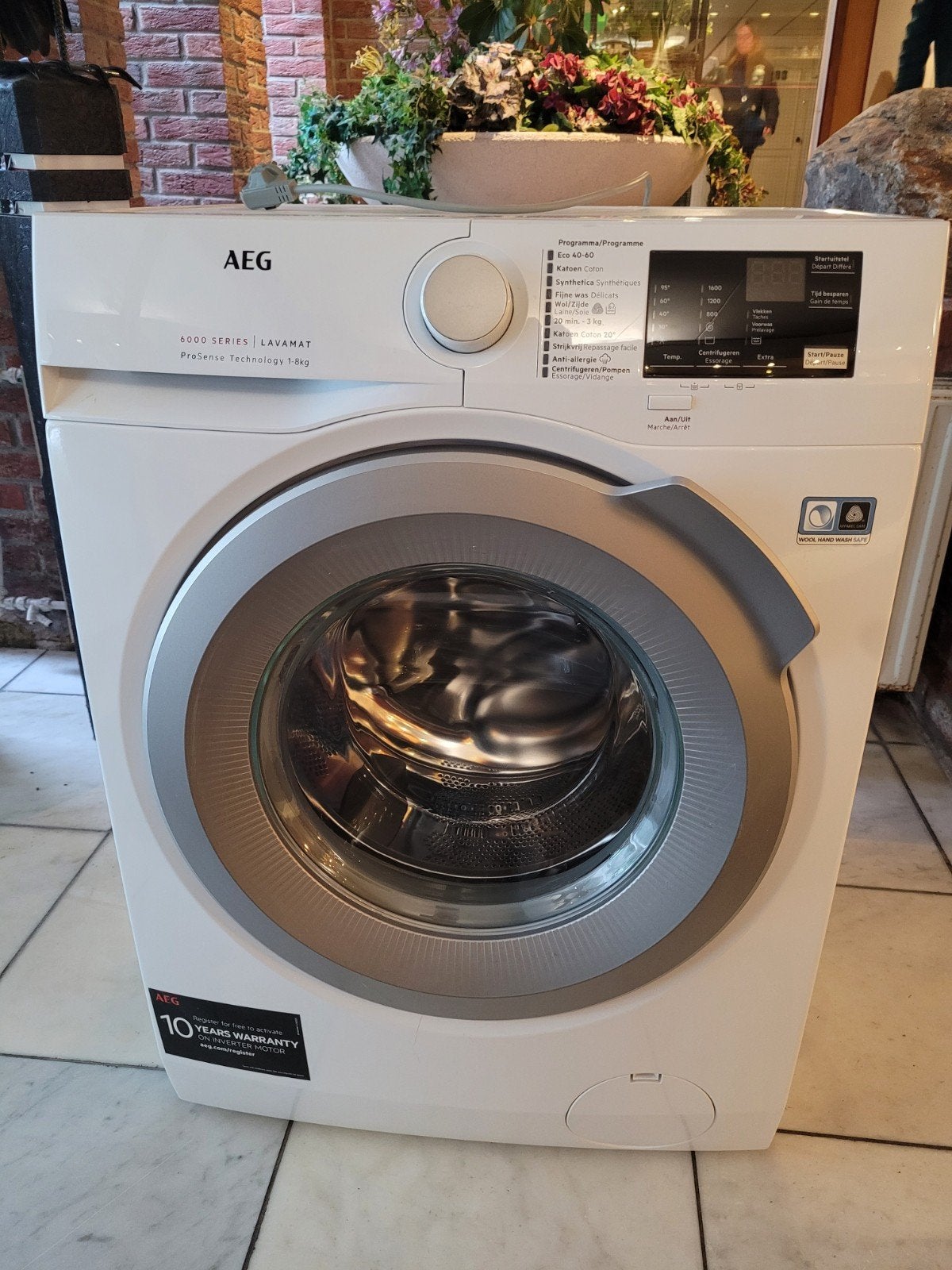 wasmachine, Witgoed en Apparatuur, Ophalen of Verzenden, Zo goed als nieuw, 85 tot 90 cm, 1200 tot 1600 toeren