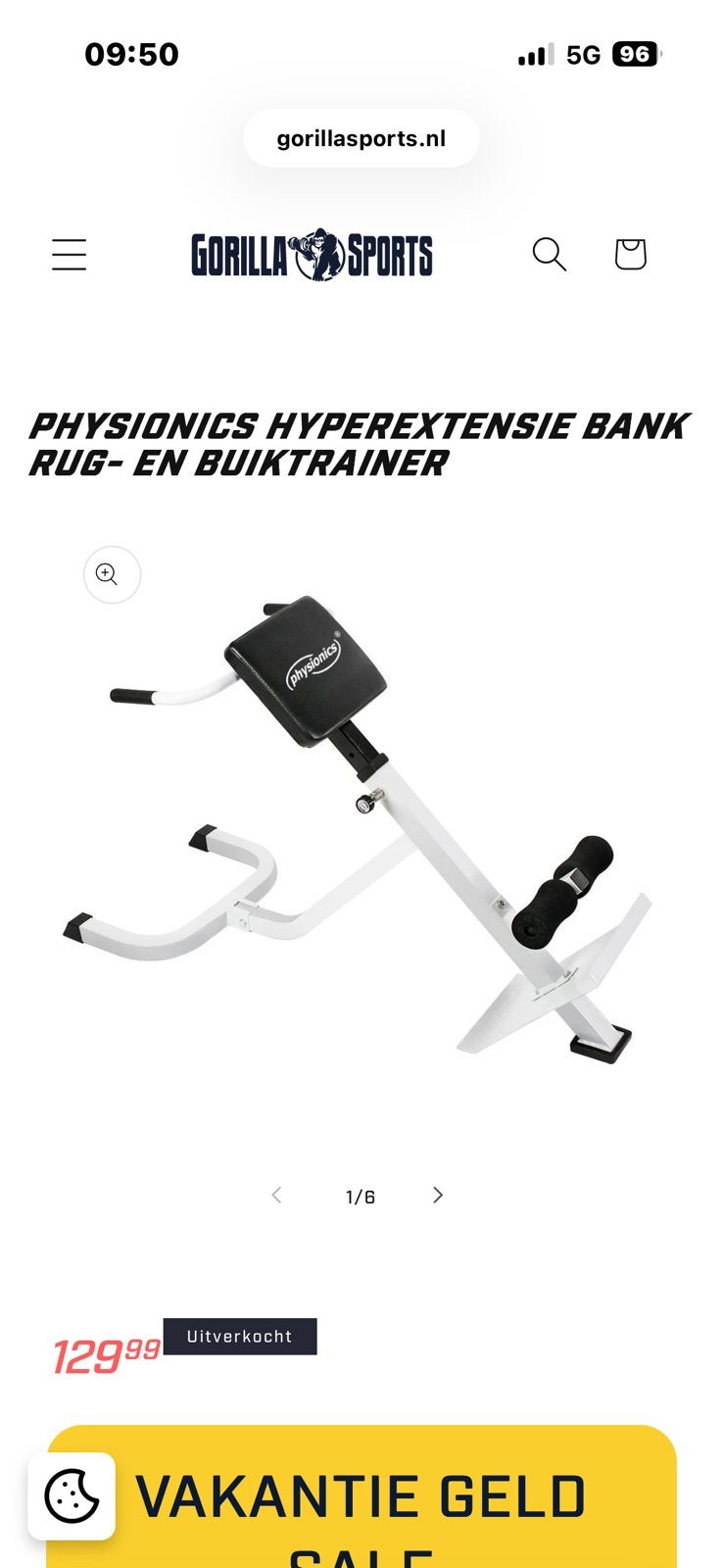 Rug en buik trainer, Ophalen, Buik, Krachtstation, Zo goed als nieuw