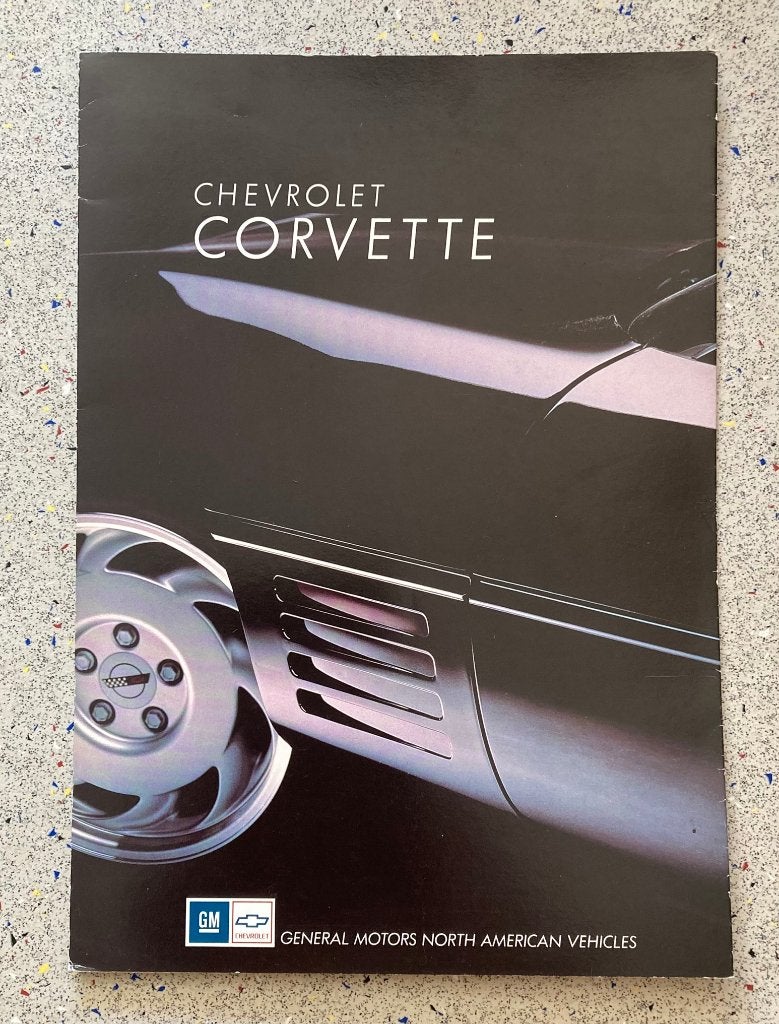 Chevrolet Corvette Brochure - 1991, Chevrolet, General Motors, Ophalen of Verzenden, Zo goed als nieuw
