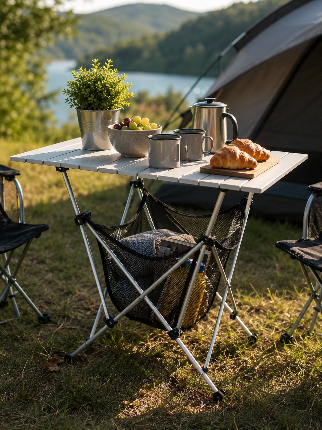 Eurotrail Opvouwbare Campingtafel, Caravans en Kamperen, Kampeermeubelen, Ophalen of Verzenden, Gebruikt, Campingtafel