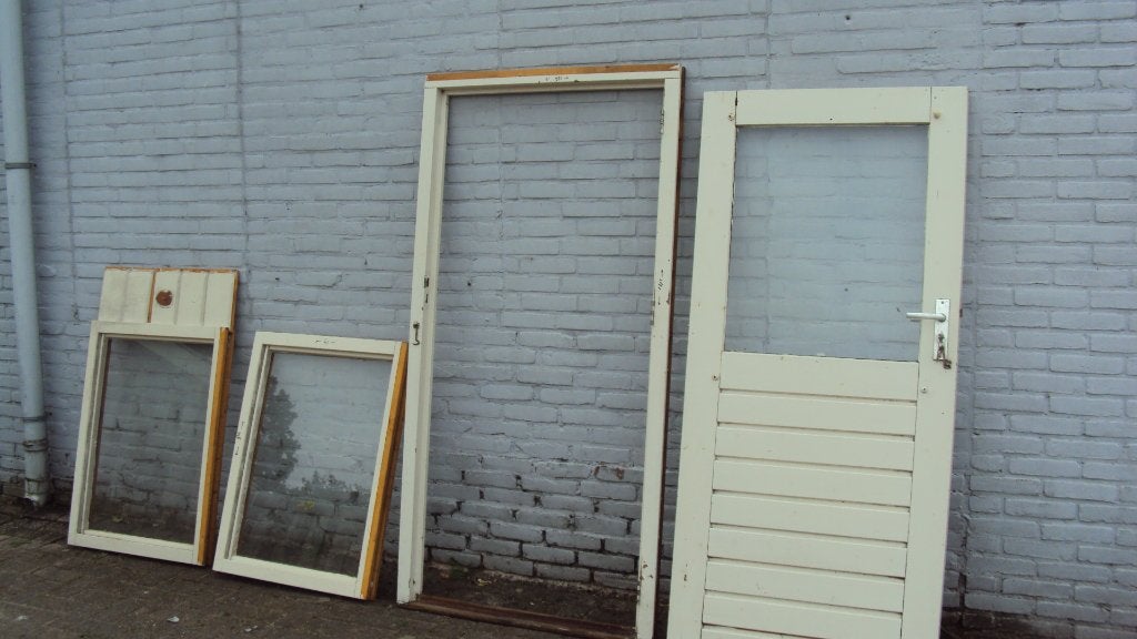 Blokhut Deur en Ramen, Tuin en Terras, Tuinhuizen, Ophalen, Gebruikt, 250 tot 500 cm, Blokhut