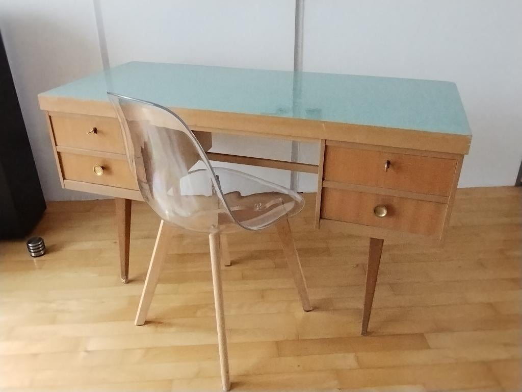 zeer comfortabele design stoel acryl hout igs, Ophalen, Gebruikt, Overige kleuren, Eén