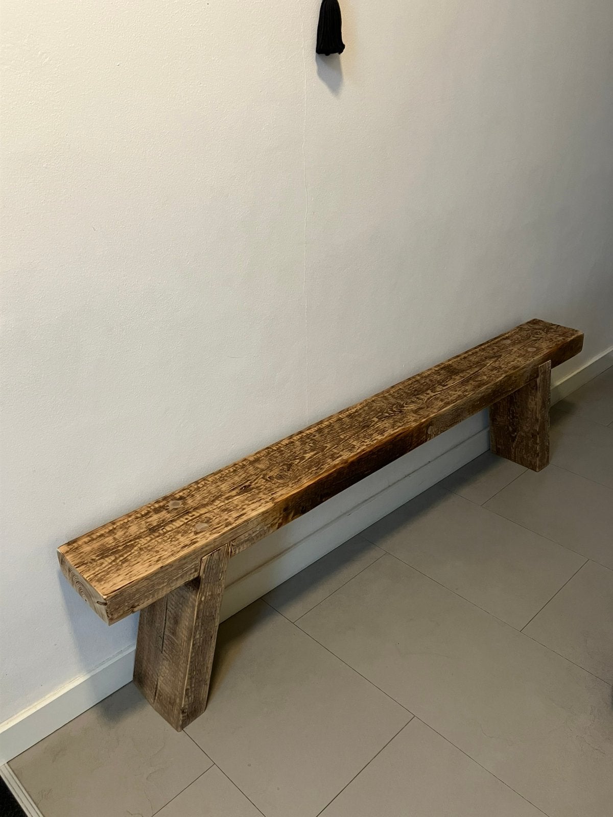 Houten bank (sidetable), Ophalen