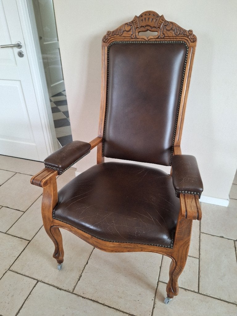 Vintage fauteuil, Antiek en Kunst, Curiosa en Brocante, Ophalen
