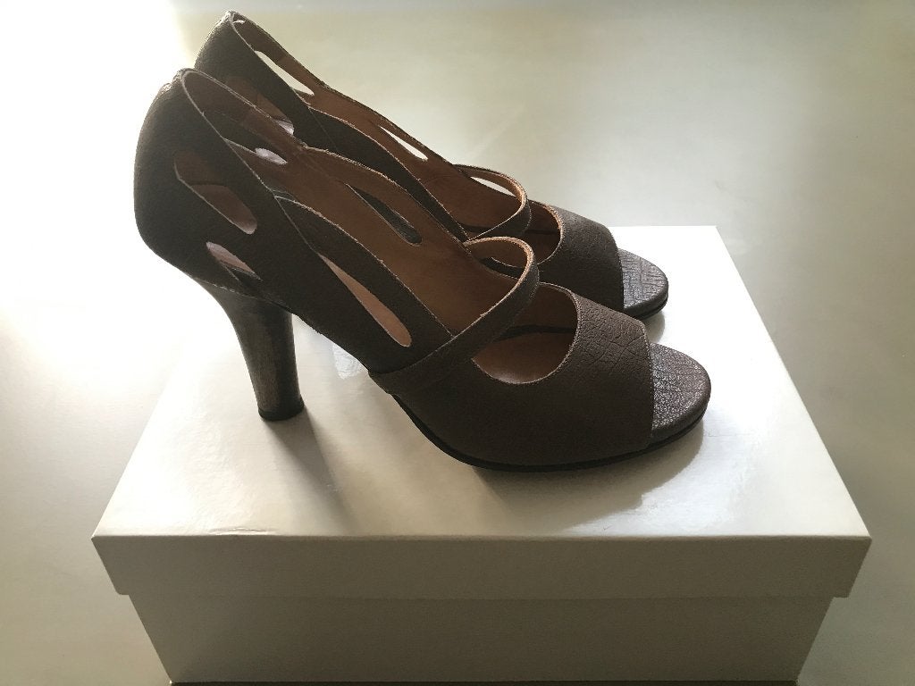 Ellen Verbeek pumps maat 38/39: van 390,- voor 75,-, Pumps, Bruin, Nieuw, Ophalen of Verzenden